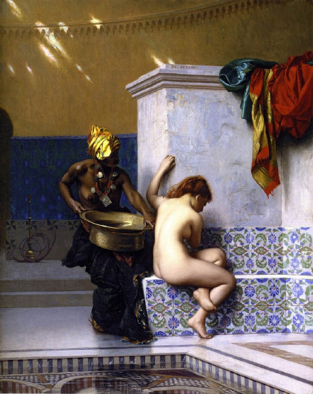 热罗姆《摩尔人的洗浴》（Moorish Bath）