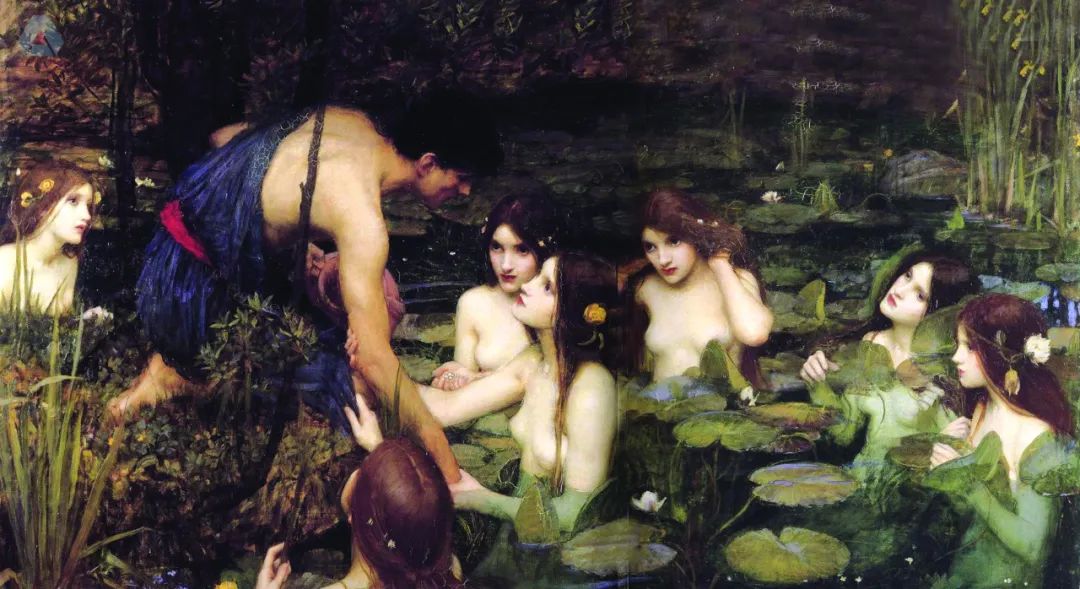 John William Waterhouse《许拉斯和水泽仙女》