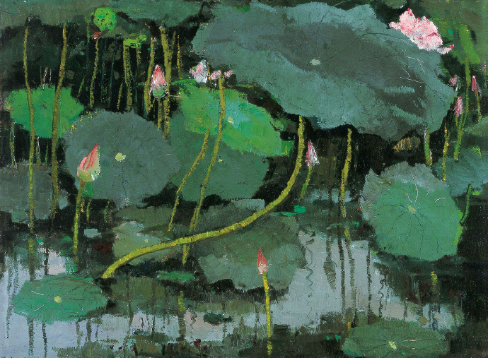 吴冠中《荷》（1）