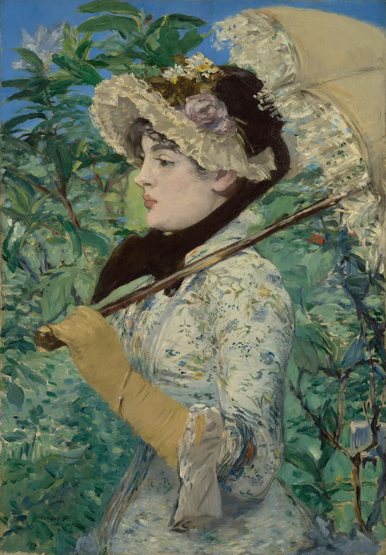 Édouard Manet（爱德华·马奈）《Spring》（春