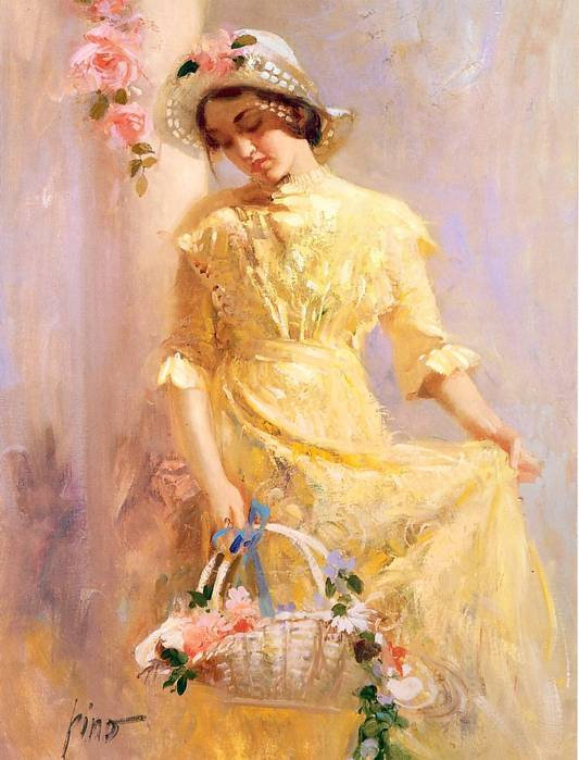 意大利画家皮诺.德埃尼（Pino Daeni）的人物画欣赏（一）