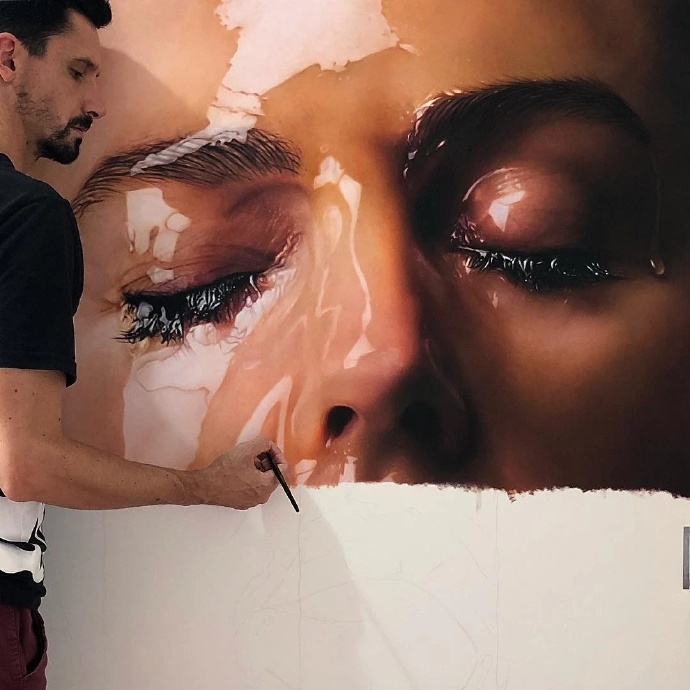 巴西圣保罗艺术家/ Fabiano Millani，超写实艺术绘画作品