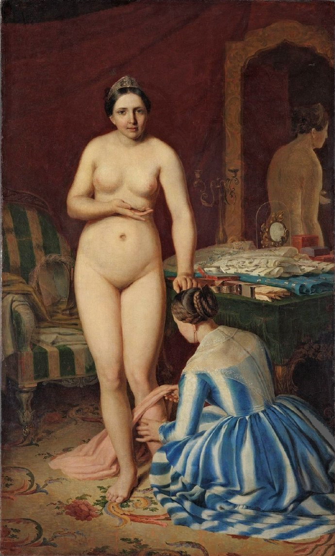 Alexey Venetsianov《狄安娜梳妆》