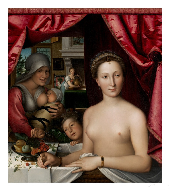 Francois Clouet《A Lady in Her Bath》（沐浴的妇