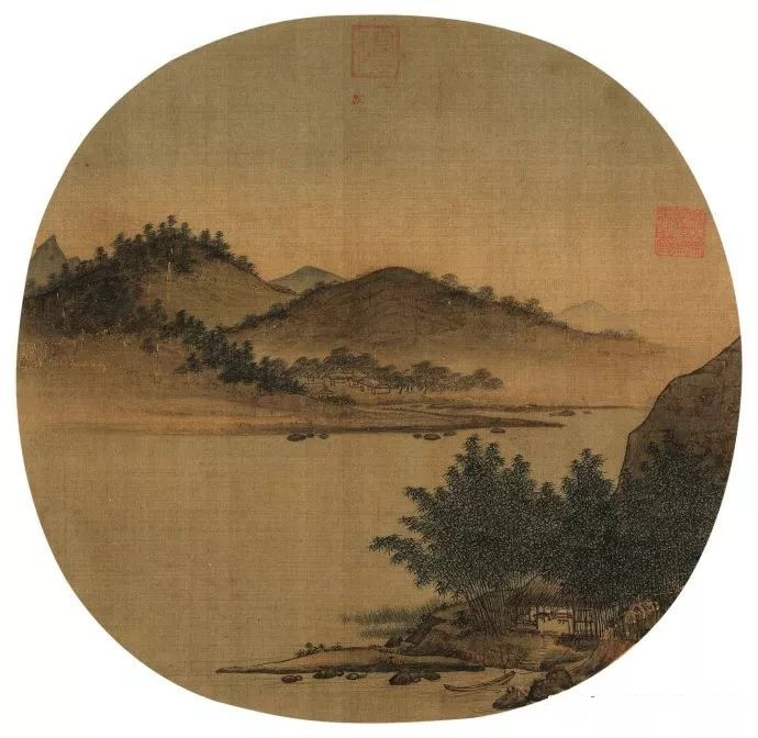 南宋 佚名 山水团扇