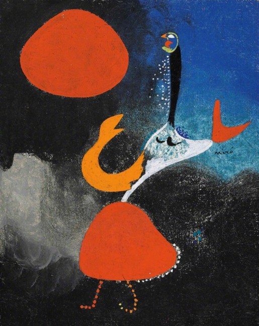 胡安·米罗(Joan Miró) 的红色作品欣赏