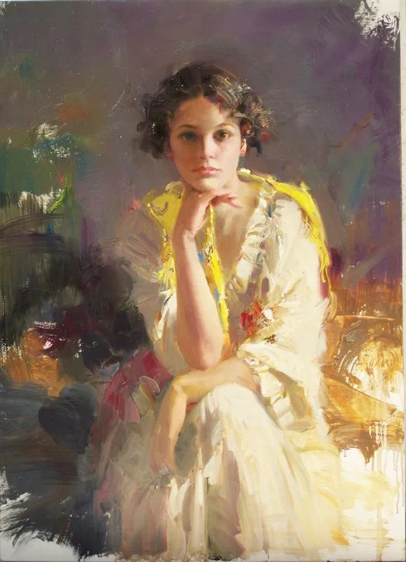 意大利画家皮诺.德埃尼（Pino Daeni）的人物画欣赏（二）