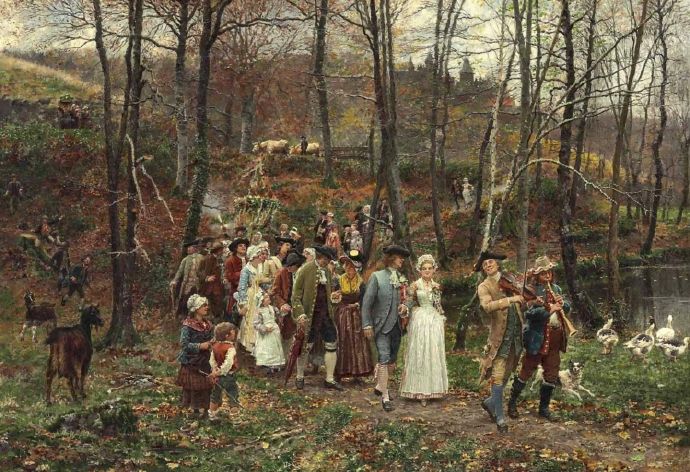 法国画家Marie-Francois Firmin-Girard作品欣赏