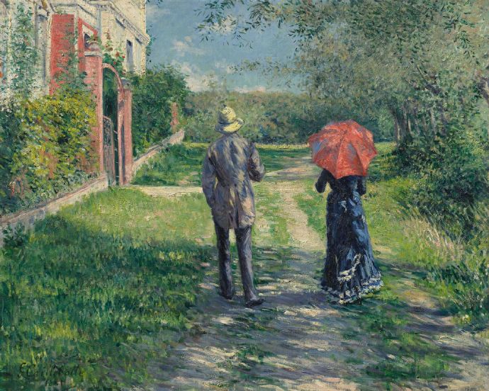 春城。作者：Gustave Caillebotte ​&am