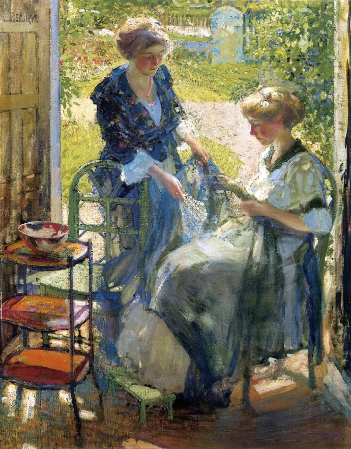 20世纪初美国印象派画家Richard Edward Miller作品欣赏