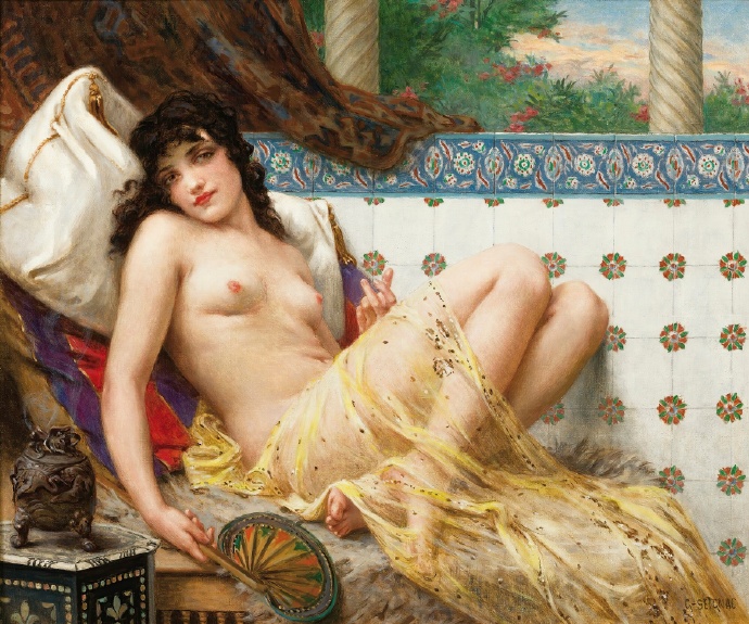 《Odalisque With The Fan》