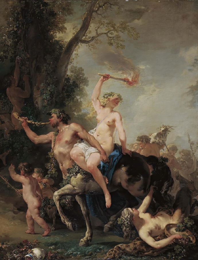 (Jacques-Philippe Caresme《A Bacchanal》