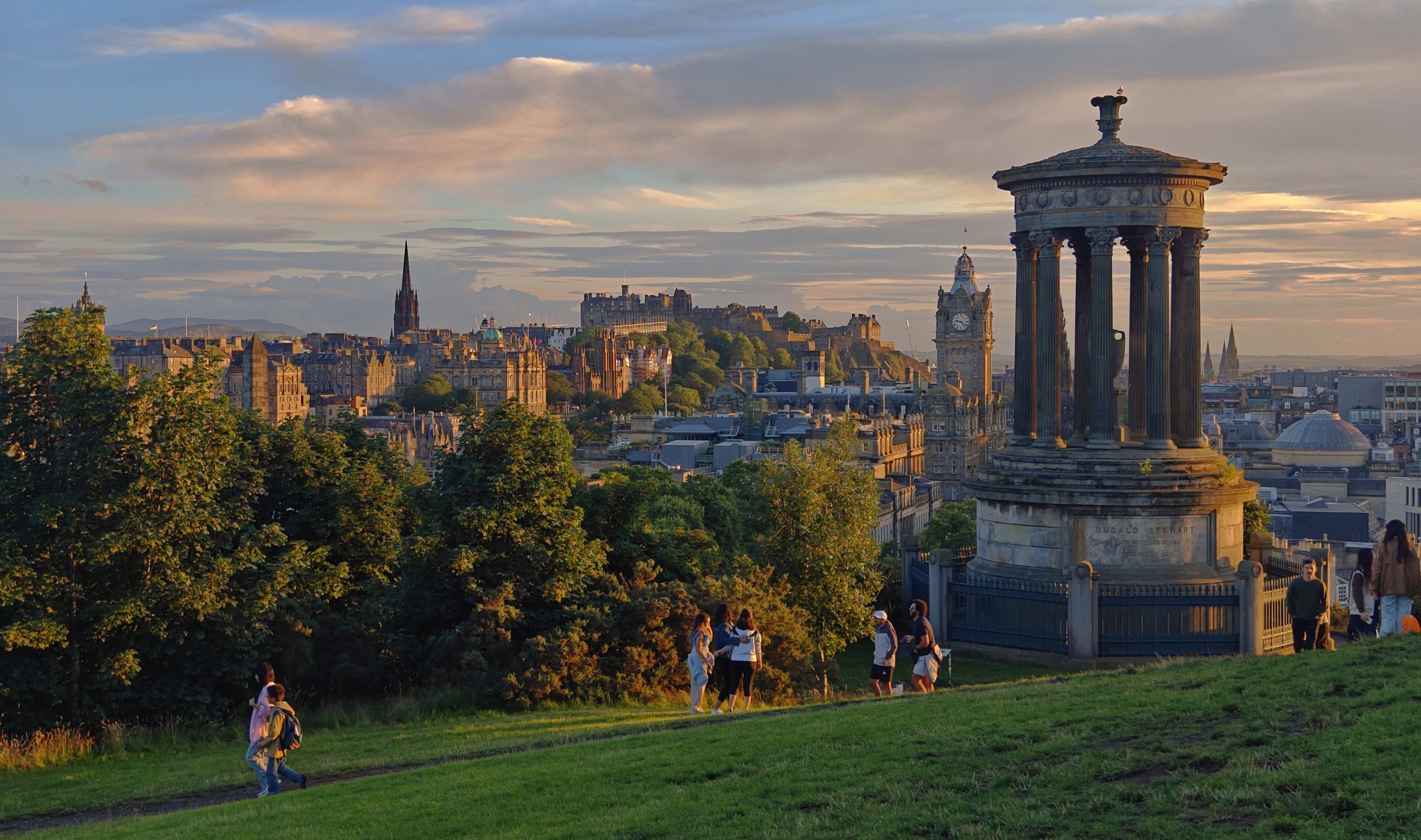 落日 英国·Calton Hill