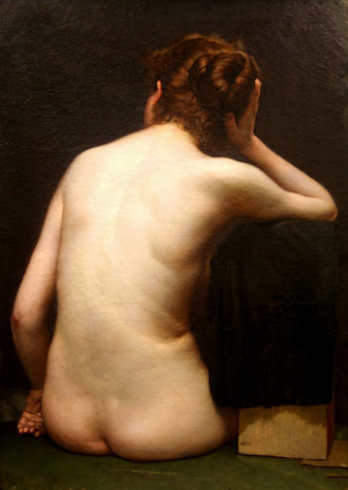 Oscar Pereira da Silva的作品《女人的后背》