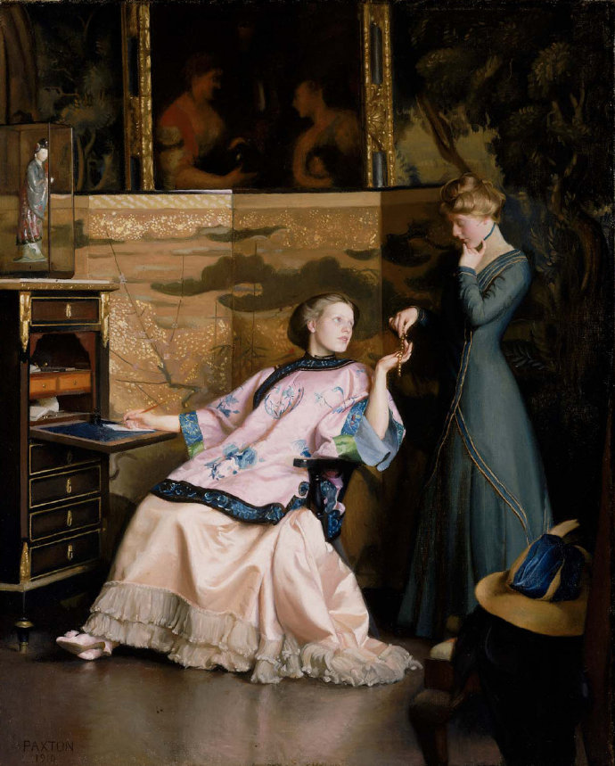 美国画家 William McGregor Paxton作品欣赏