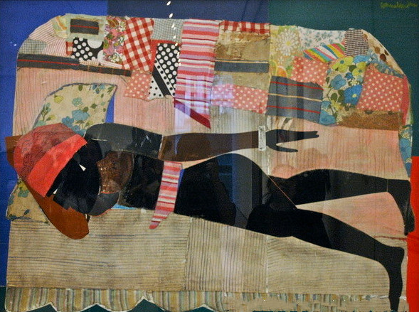 Romare Bearden《Patchwork Quilt》 （拼布床单）