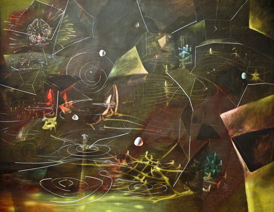 Roberto Matta《The Vertigo of Eros》（爱神的眩晕