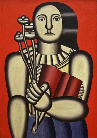 费尔南·莱热《Woman With A Book》(持书女子)