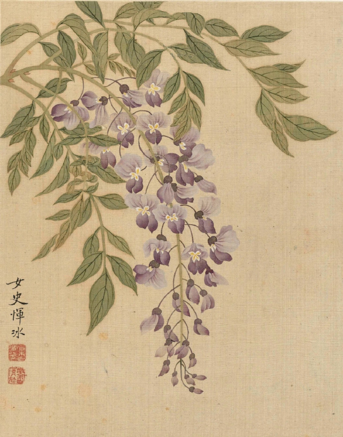 清 恽冰 花卉十开
