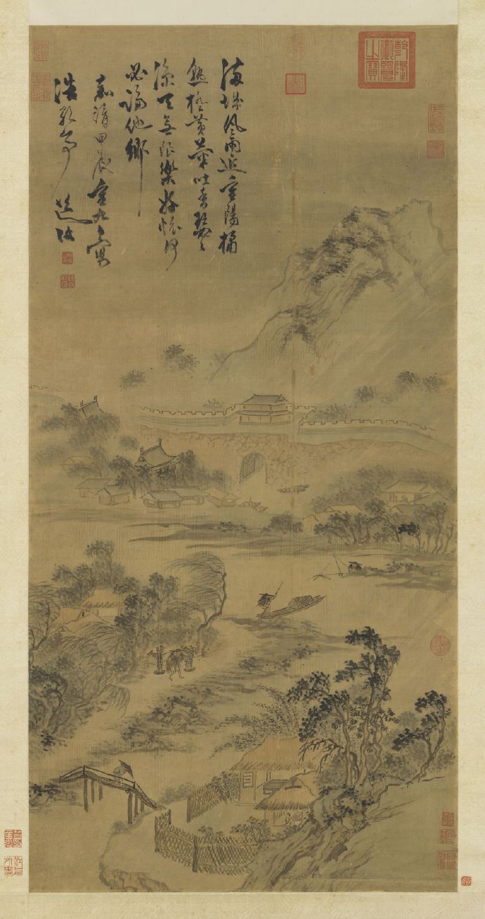 （明）陈淳《重阳风雨图》