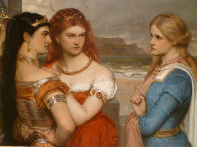 Gustav Pope《李尔王的三个女儿》（Three Daughters Of