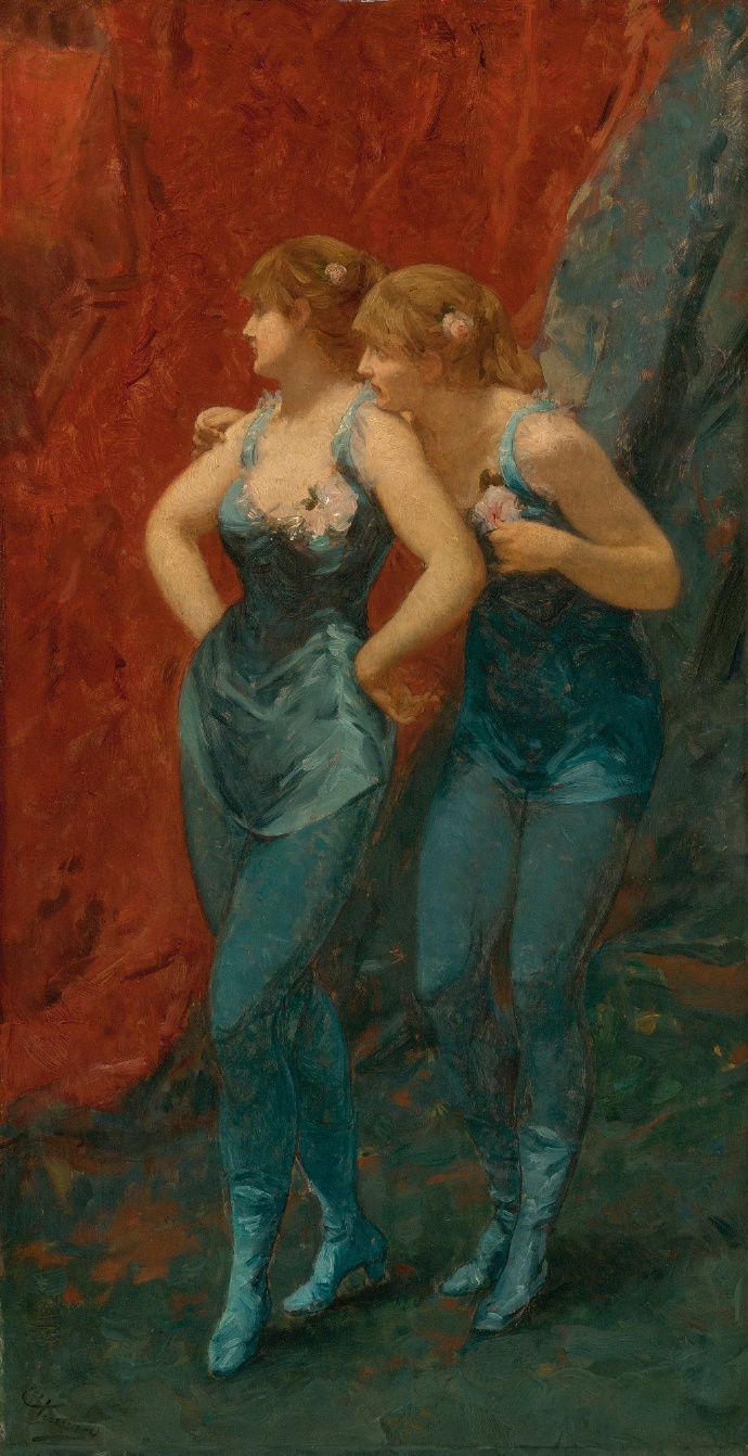 Charles Hermans《Two Dancers》（两名舞蹈演员）