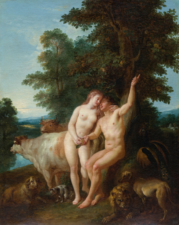 Jean-François De Troy《亚当和夏娃》