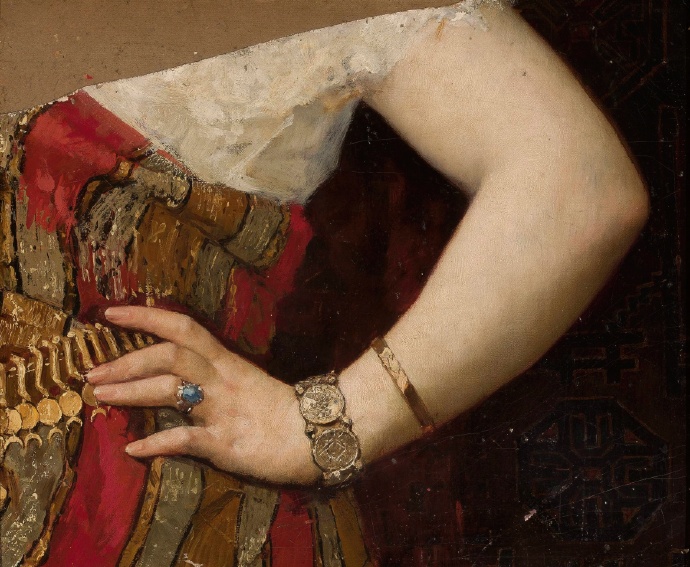  《Fragment of the portrait of Matylda Go