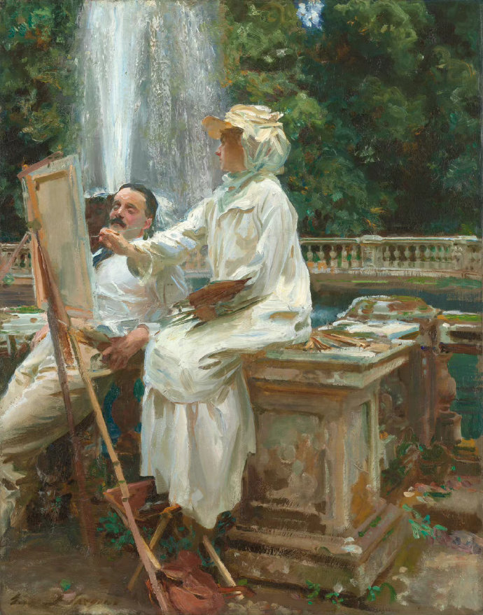 《The Fountain, Villa Torlonia, Frascati,