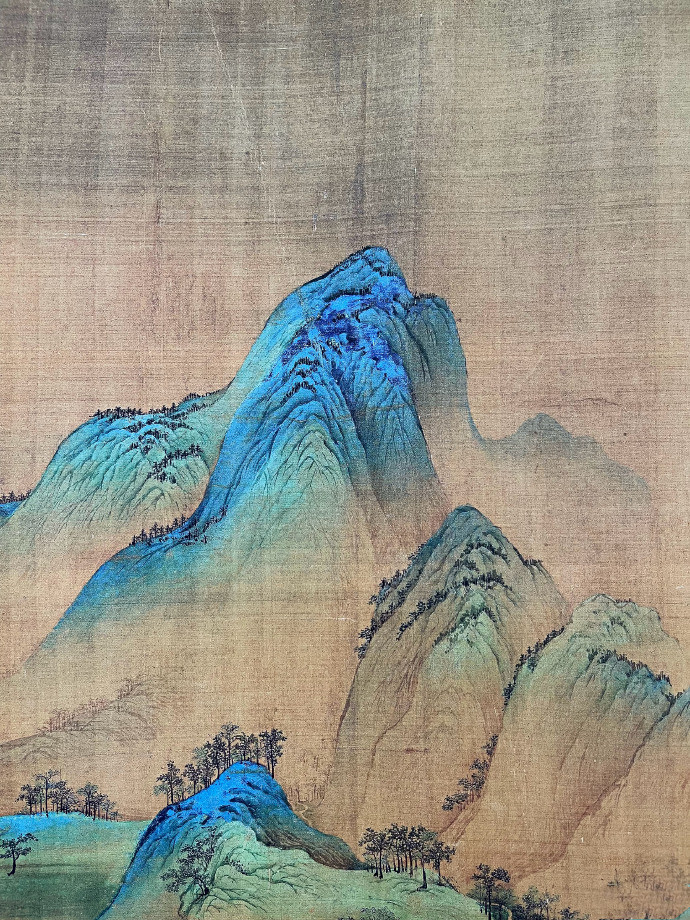王希孟《干里江山图》卷