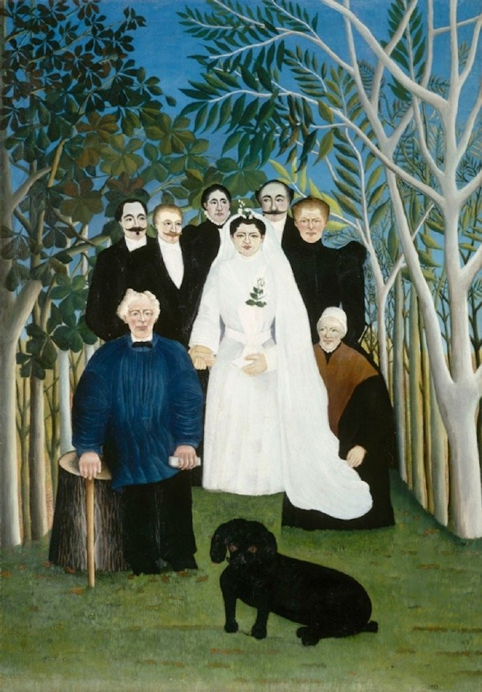 亨利·卢梭 Henri Rousseau《婚宴》