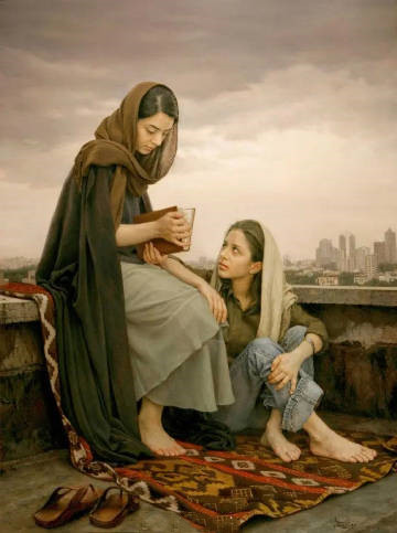 Iman Maleki油画作品欣赏