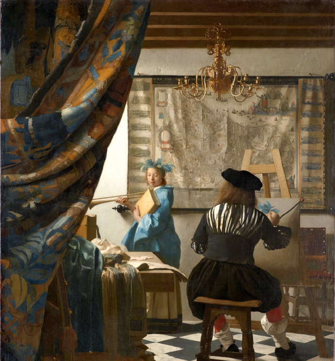 约翰内斯·维米尔《The Art Of Painting》（绘画艺术）