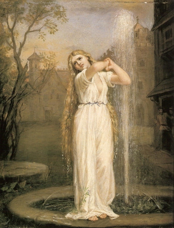 约翰·威廉姆·沃特豪斯《温蒂妮》（水女神）（Undine）