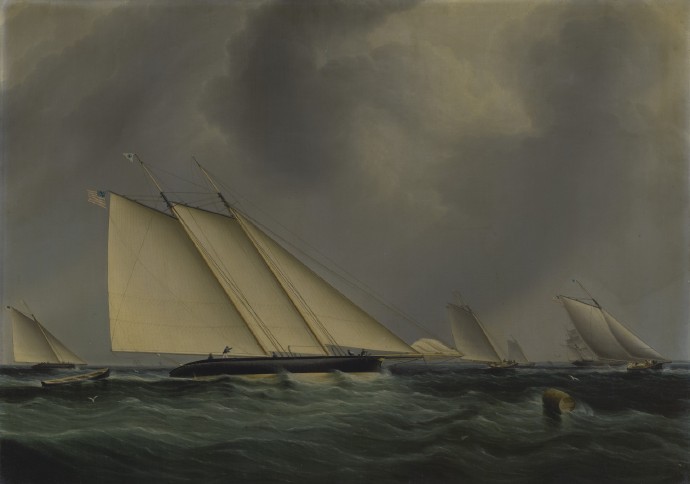 James E. Buttersworth《Yacht Race》（帆船赛）