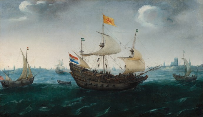 Hendrick Cornelis Vroom《A Fleet At Sea》（