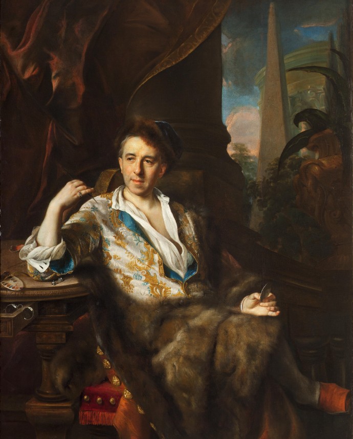 Jan Kupecký《微型画家卡雷尔·布鲁尼的肖像》