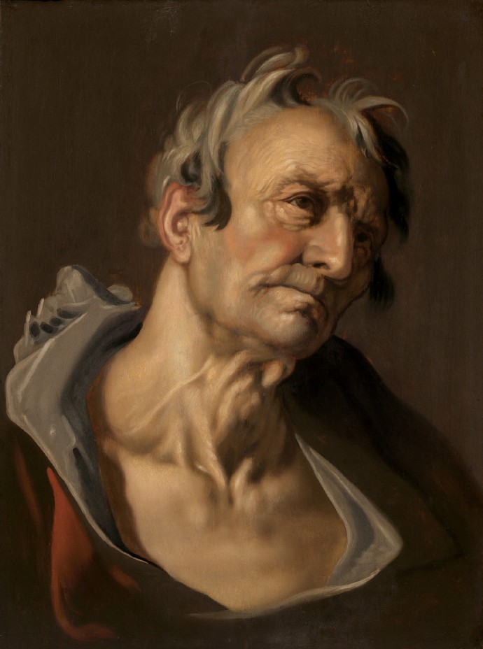 亚伯拉罕·布隆梅特《Head Of An Old Man》（老人头像）