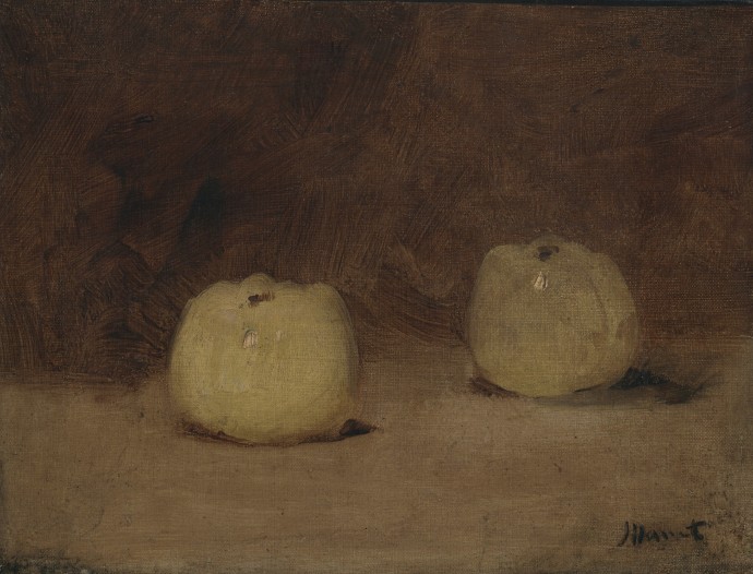 爱德华·马奈《Still Life With Two Apples》（两个苹果的