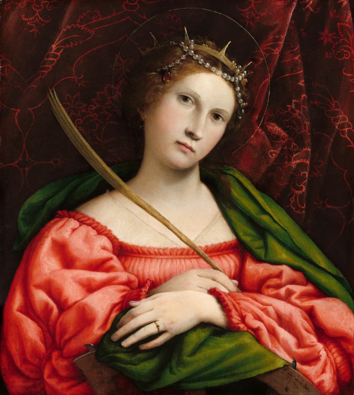 洛伦佐·洛托《Saint Catherine》（圣凯瑟琳）