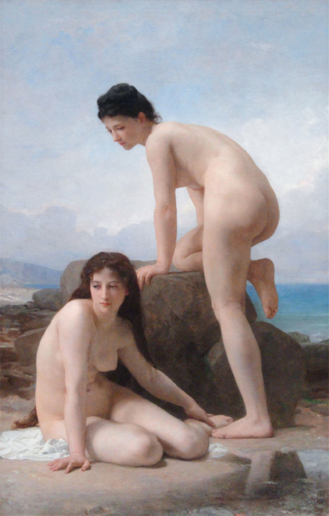 威廉·阿道夫·布格罗《The Two Bathers》（两个洗浴者）