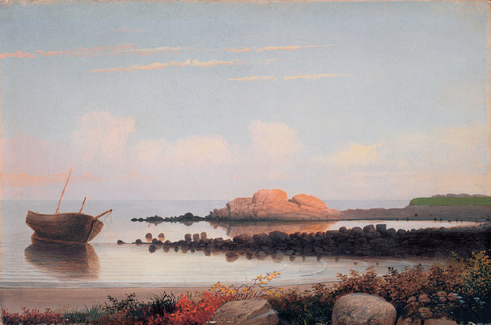 美国画家Fitz Henry Lane  (1804–1865)1864年的作品