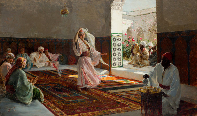 恩里克·西蒙奈（Enrique Simonet）1896年《面纱舞》