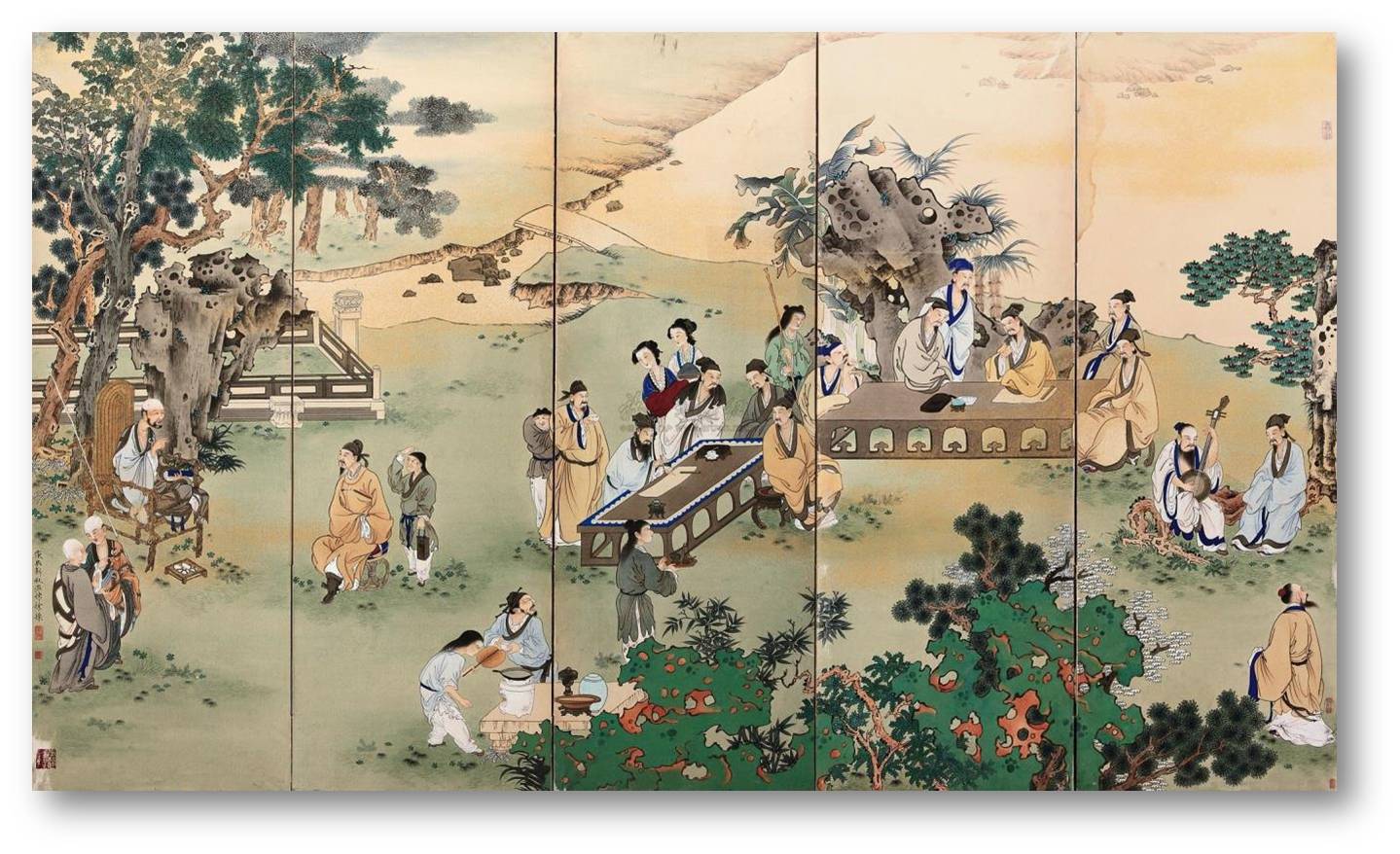西园雅集和《西园雅集图》