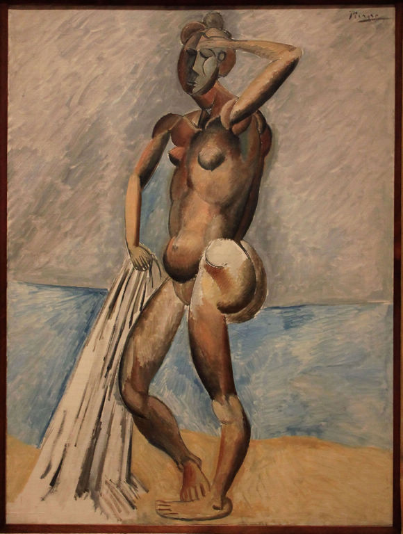 毕卡索《Bather》