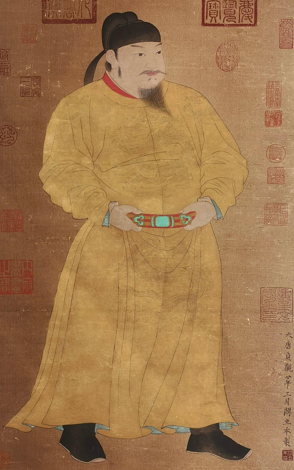 唐太宗李世民亲书的《蜀葵帖》