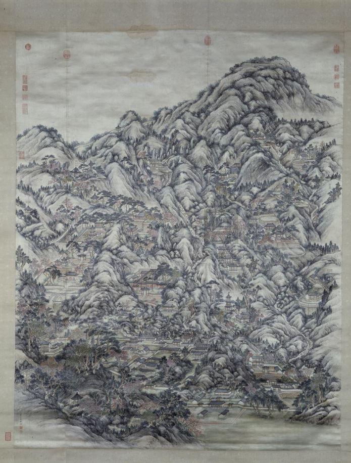 清董邦达画静宜园二十八景观