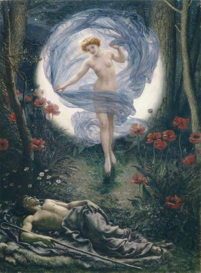 Edward John Poynter《狄安娜与恩底弥翁》