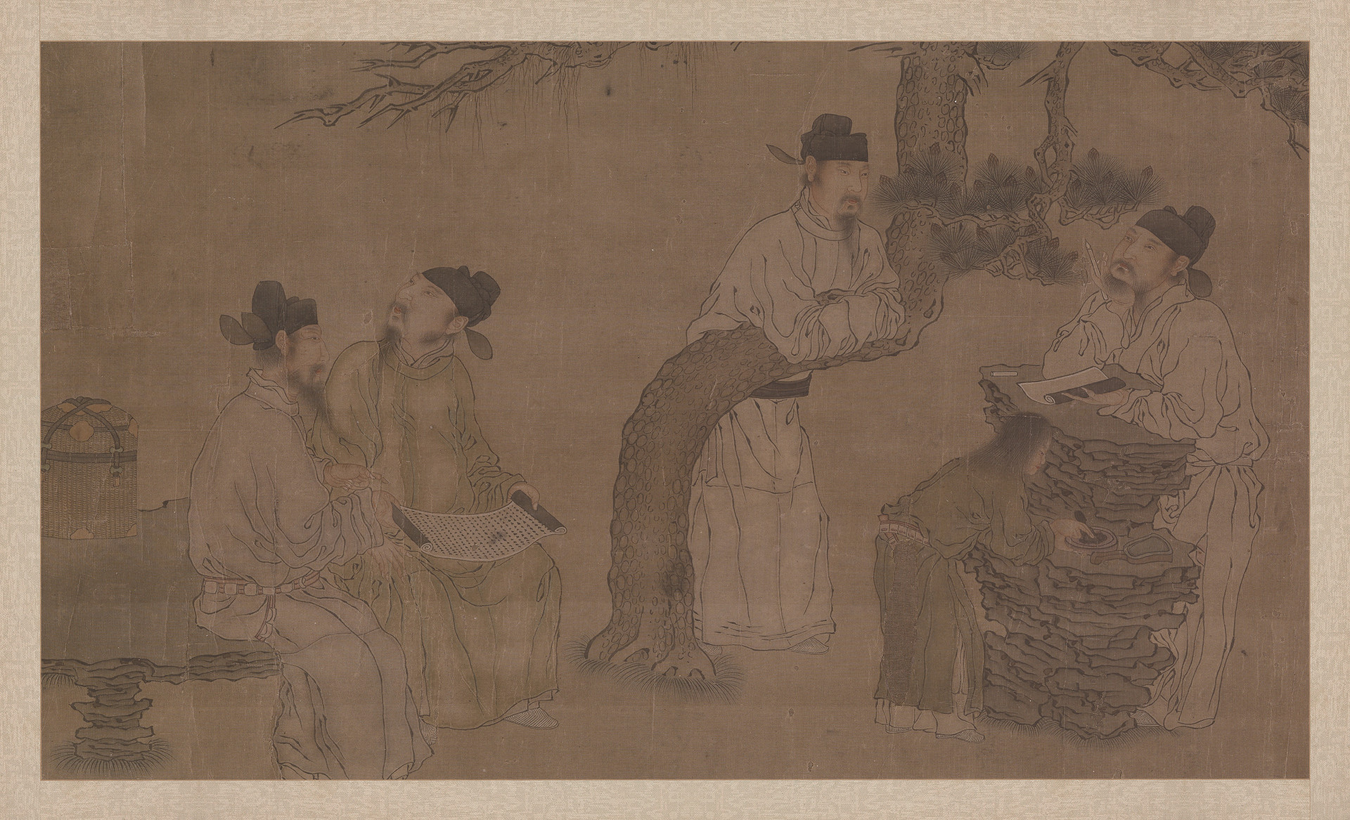 周文矩《文苑图》