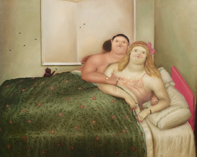 费尔南多·博特罗·安古洛（Fernando Botero Angulo《恋人》